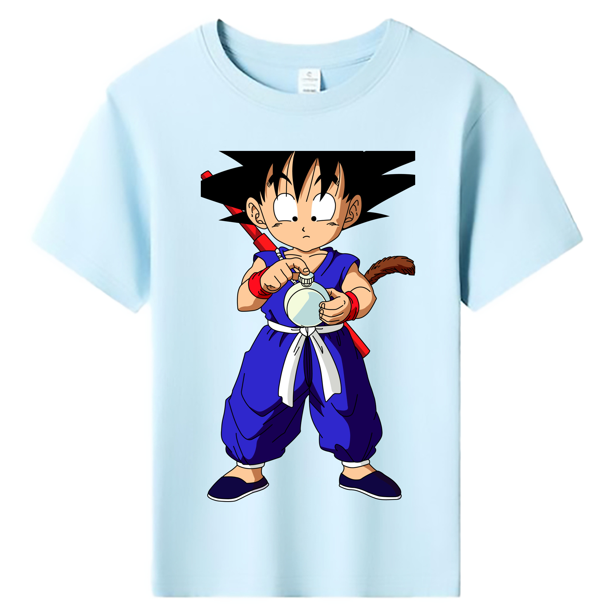 （画像用） ドラゴンボール 孫悟空（そん ごくう）Son Goku カカロット DRAGON BALL Kakarotto 綿100％キッズTシャツ（フロントプリント）